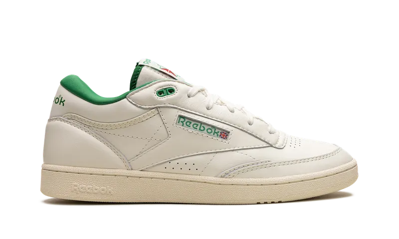 Reebok Club C Mid II Vintage Shoes Chalk / Glen Green / Classic White (H68833)
