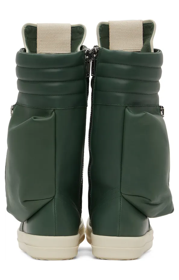 Rick Owens Gray Cargobasket Sneakers (RU02B2899 LCG) (2)