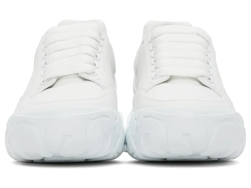 Alexander McQueen White Court Trainer Sneakers (633915WIA98) (2)