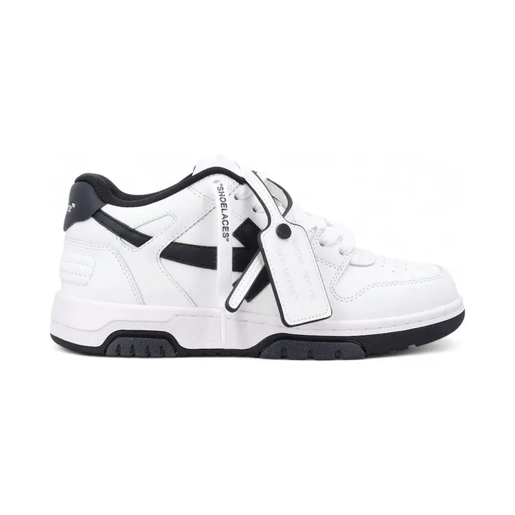 OFF-WHITE Out Of Office OOO Low Tops White Black Arrow (OWIA259C99LEA018.0110)