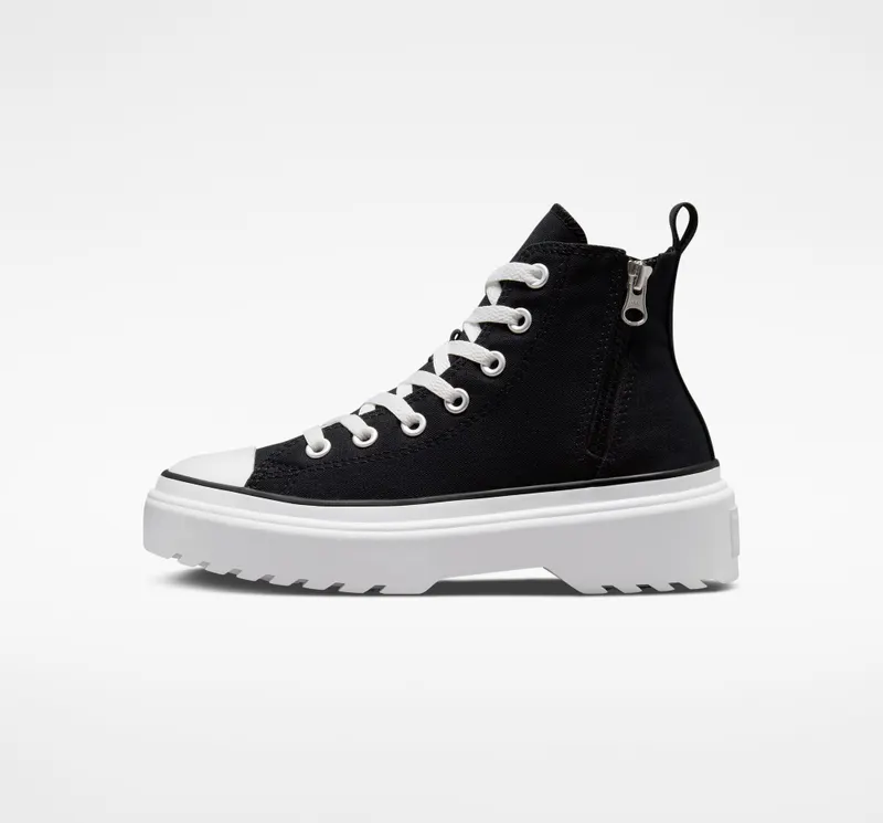 Converse Chuck Taylor All Star Lugged Lift Platform Canvas Black/Black/White
