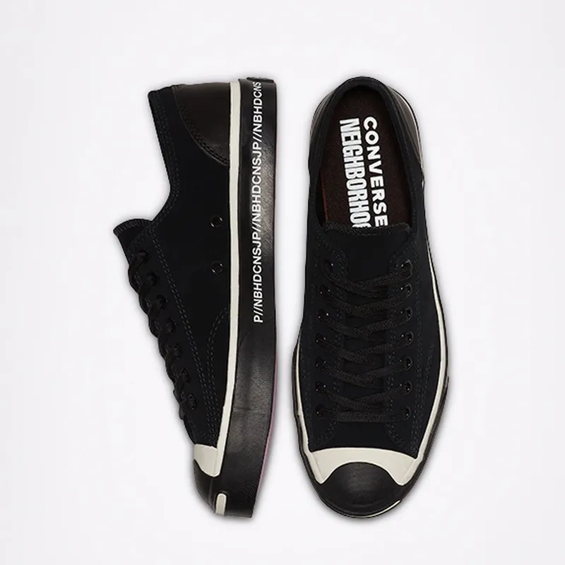 Converse Jack Purcell Ox Neighborhood Motorcycle Black/White (165604C)