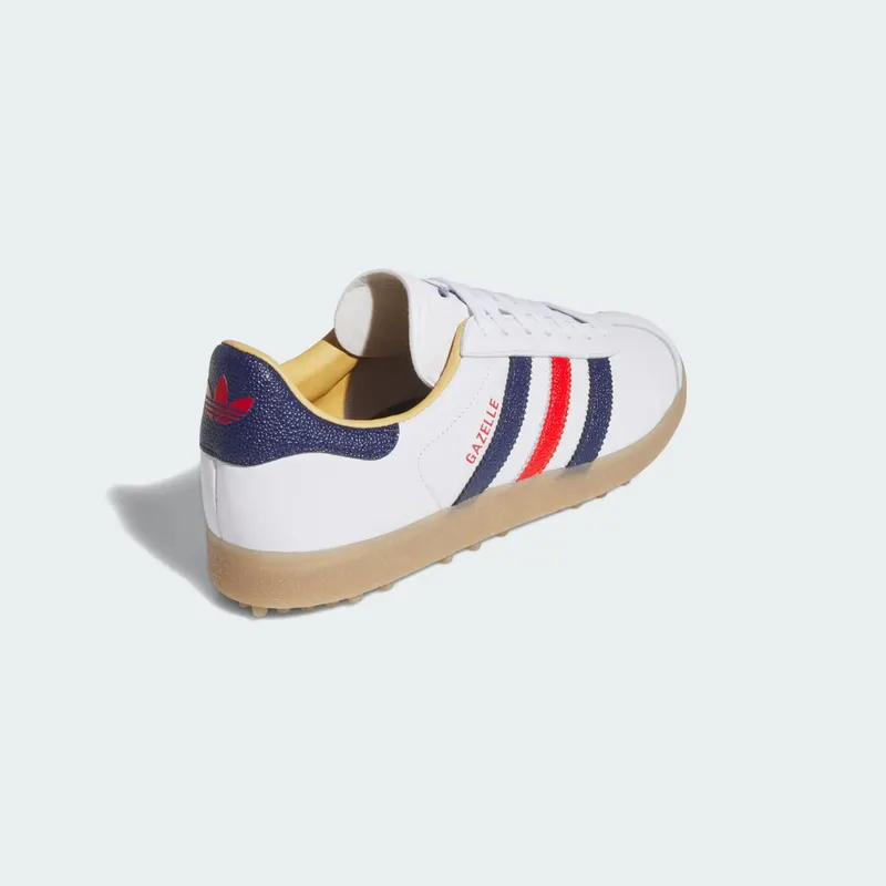 Adidas Gazelle Spikeless Golf “White / Dark Blue” (JP7705)