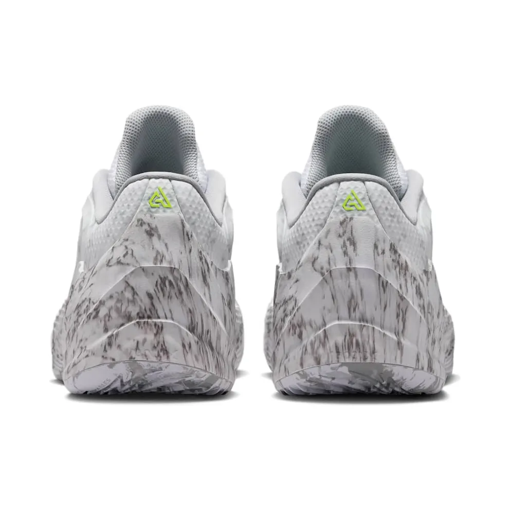 Nike Giannis Freak 8 “White / Light Smoke Grey / Black / Metallic Silver” (JA1403-100)