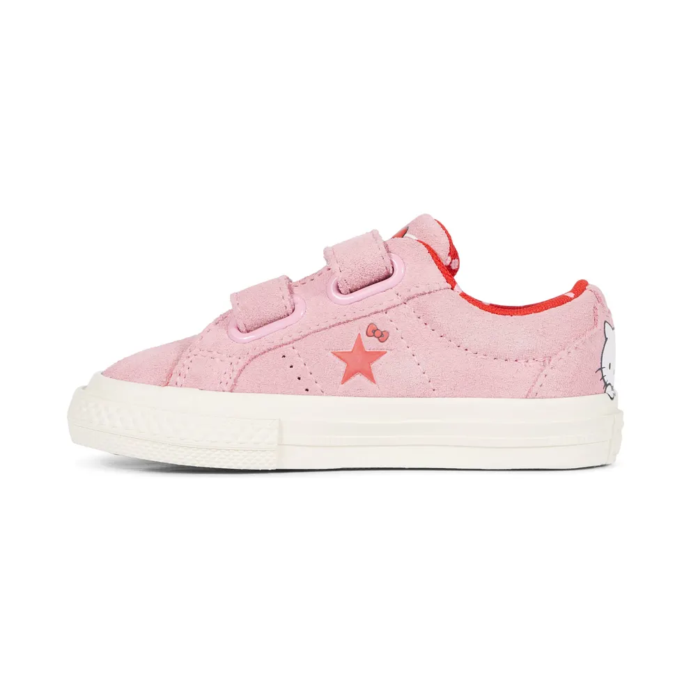 Converse One Star Ox Hello Kitty Pink (TD) Prism Pink/Fiery Red-Egret (762943C)