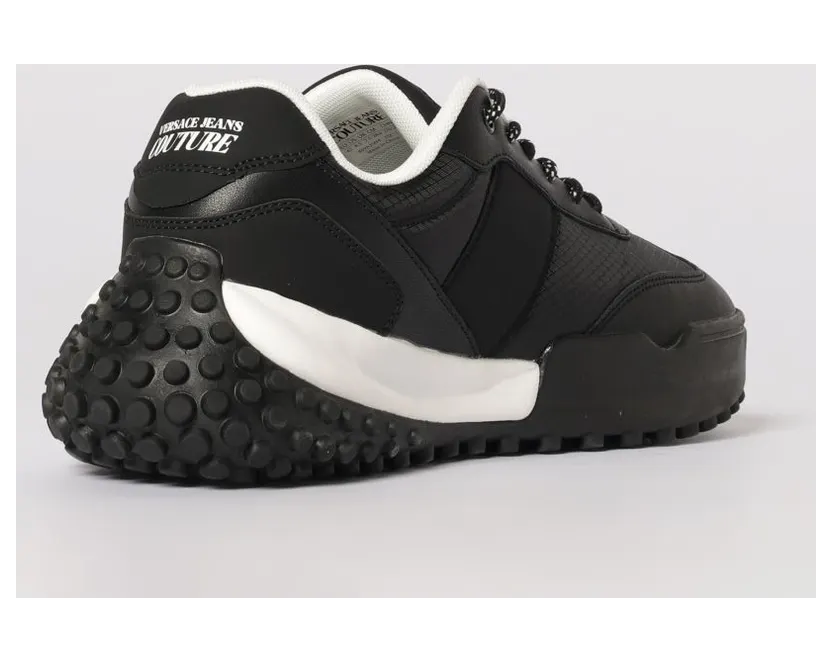 Versace Leather and Nylon Sneakers Black (80YA3SN4ZSE11899) (2)