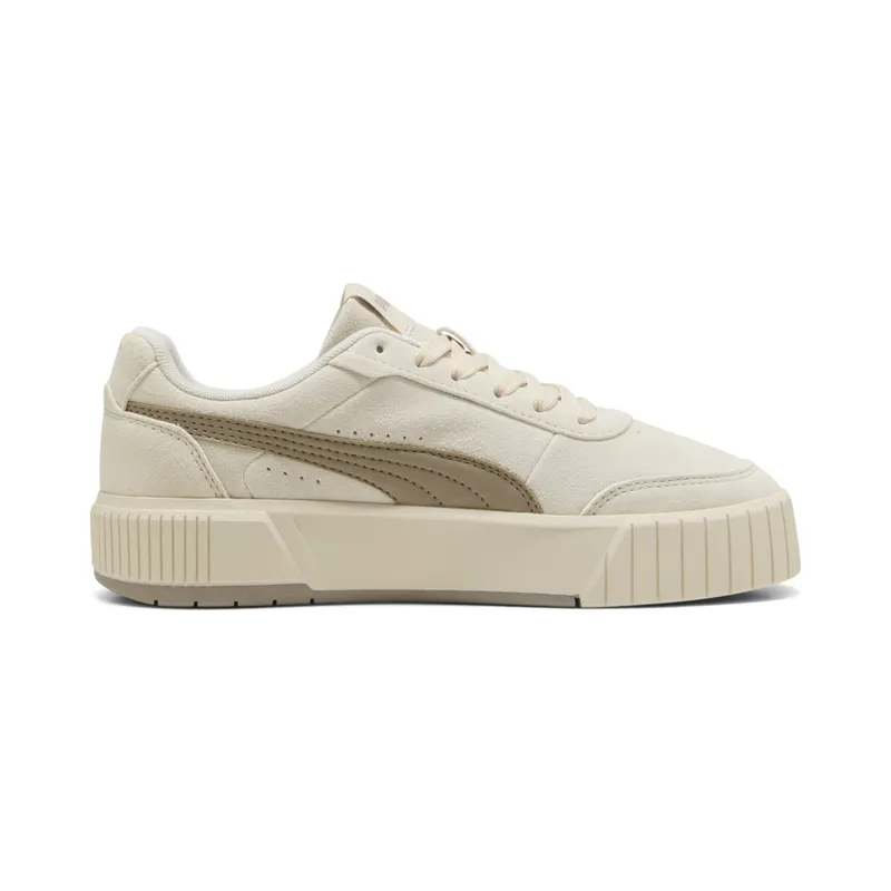 Puma Carina Mia Suede “Alpine Snow / Ice Coffee” (402638_01)