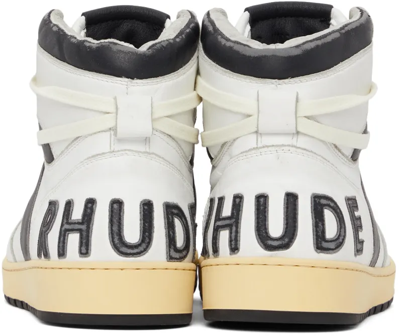 Rhude White & Black Rhecess Hi (RHFW21FO24039128)