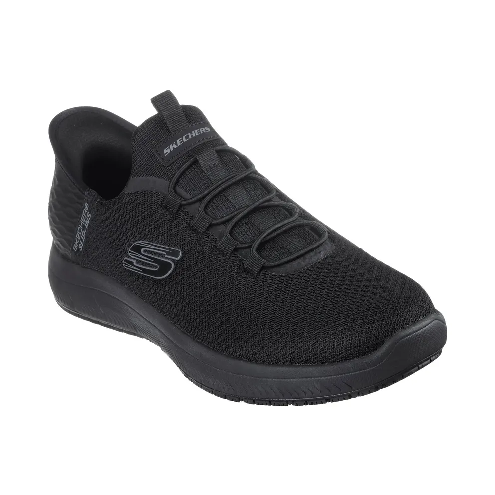 Skechers Slip-ins Work Slip Resistant: Summits “Colsin Sneaker Black” (200205BBK)