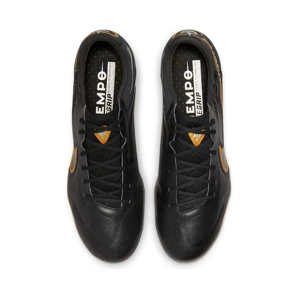 Nike Tiempo Legend 9 Elite FG Black Metallic Gold (CZ8482-007)