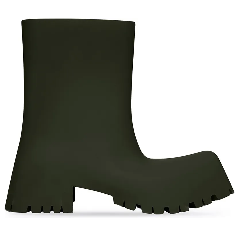 Balenciaga Trooper Rubber Boot Dark Green (680660W0FO83300)