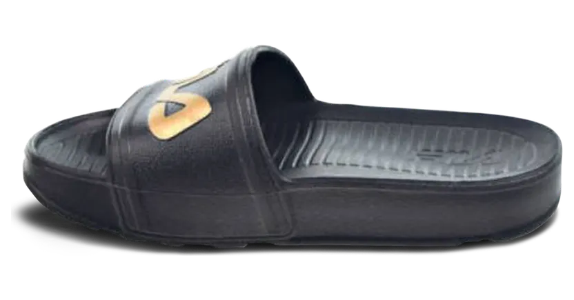 Fila Sleek LT Slide GS “Black-Metallic Gold” (3SM00001-040)