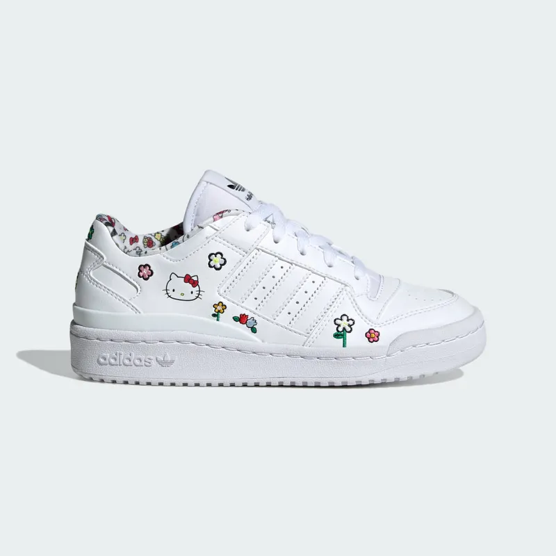 adidas Originals x Hello Kitty Forum Kids Cloud White / Cloud White / Core Black (IG0301)