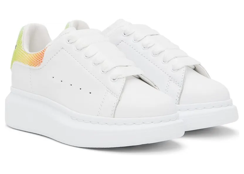 Alexander McQueen Kids White Oversized 9035 White/Multi (710102WIAHQ) (4)