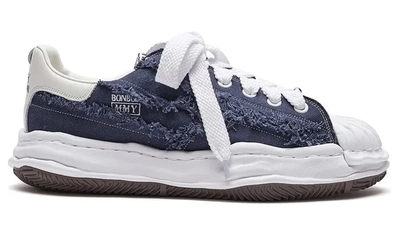Maison Mihara Yasuhiro Blakey OG Sole Low BONBOM Navy (C14FW702-NAVY)