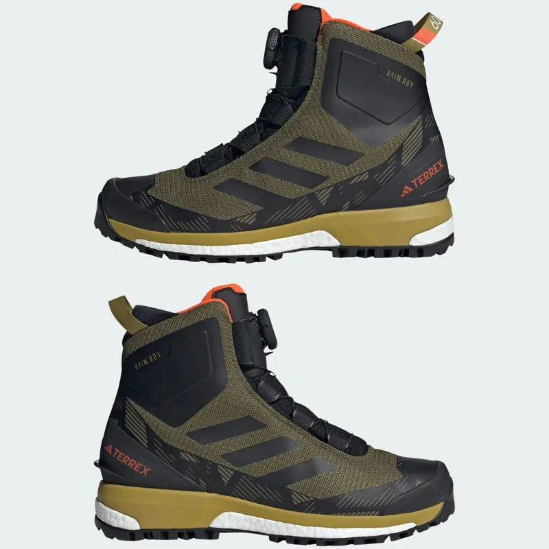 Adidas Terrex Conrax BOA RAIN.RDY Hiking Focus Olive / Core Black / Pulse Olive (IF4955)