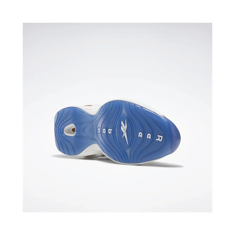Reebok Question Low Patent Toe Orange White/Vivid Orange-Reebok Ice (Other Brands Other)