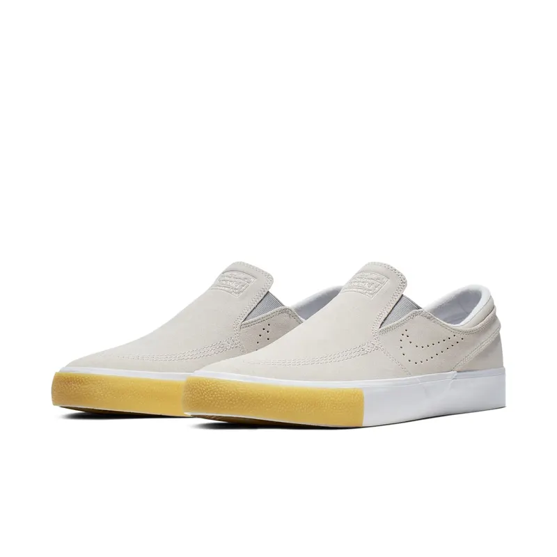 Nike SB Zoom Stefan Janoski Slip RM SE White White Vast Grey Gum Yellow White (CD6613-100)