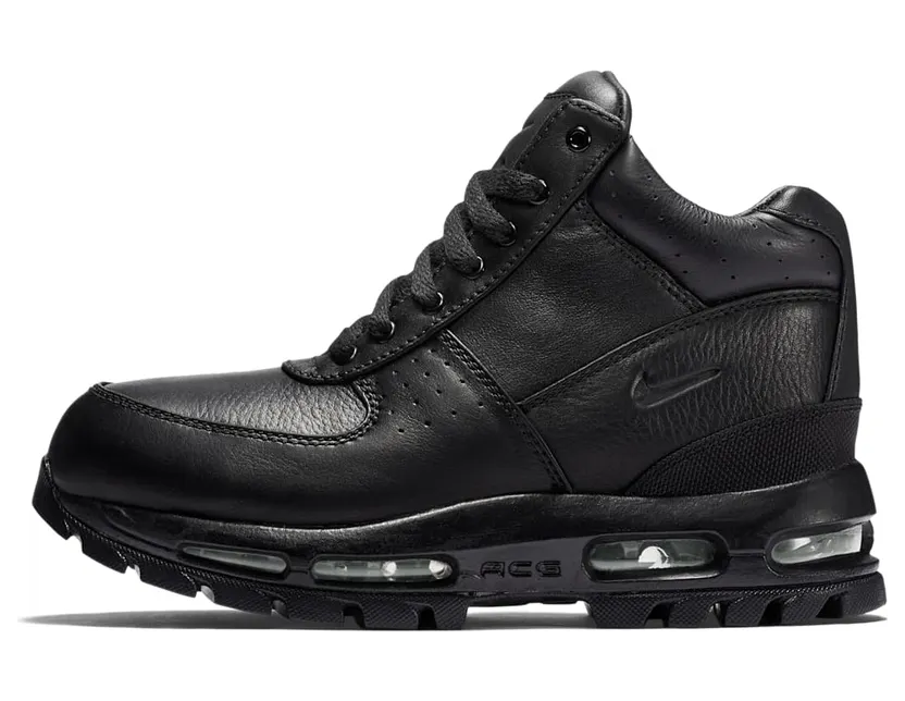 Nike Air Max Goadome GS ‘Black’ Black/Black-Metallic Silver (311567-001)