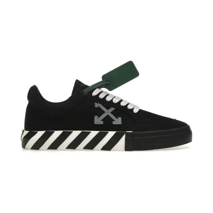 OFF-WHITE Vulc Low Canvas White Black Blue (FW22) (OMIA085F22FAB0011045)