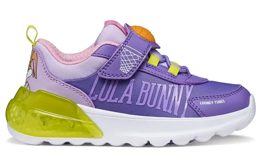 Geox sneaker Paars/Zuurgroen (J65LZA011CE-CN83A)