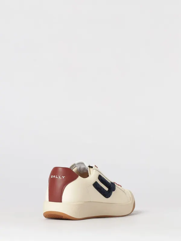 Bally Competition Bicolor Leather Low-Top Sneakers with Shell Toe Natural (MSK0GBVT012I1X3) (2)