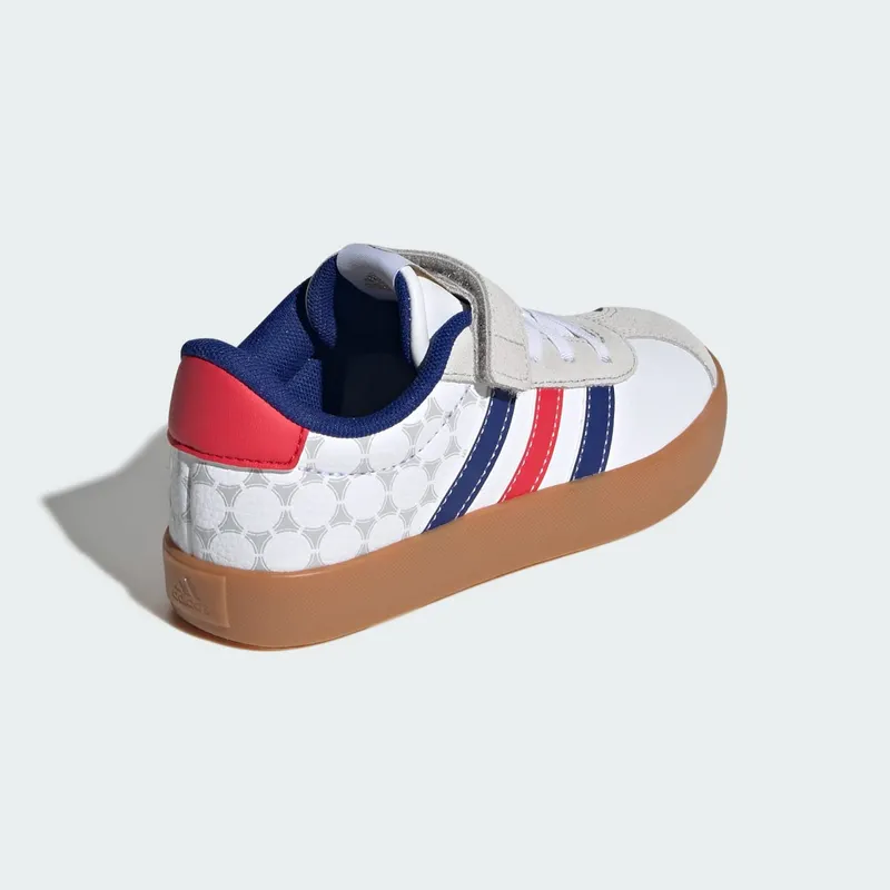 Adidas VL Court 3.0 Kids Cloud White / Pure Ruby / Mystery Ink (KI5707)
