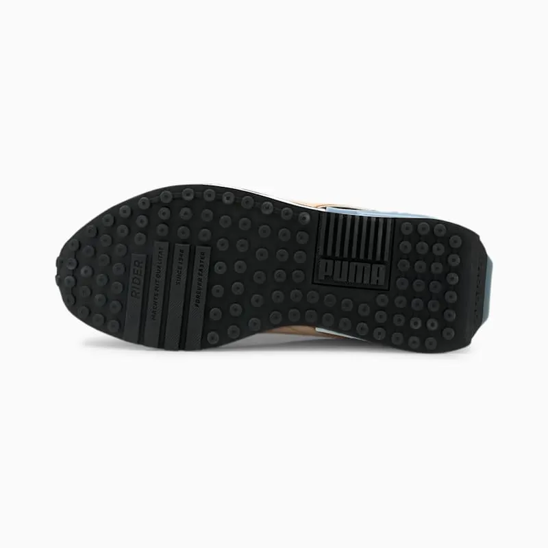 Women’s PUMA City Rider Electric Black/Peach Parfait (382045-04)