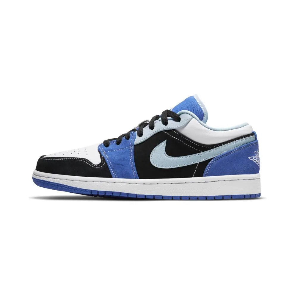 Jordan 1 Low Black Blue White Black/Blue-White-Light Blue (DH0206-400)