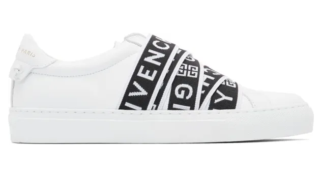 Givenchy White Webbing Low Sneakers (BE000JE0DE)