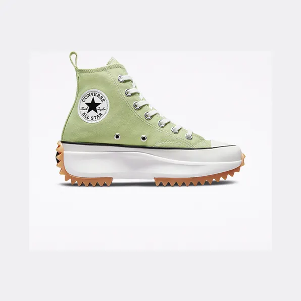 Converse Run Star Hike Platform Seizoenskleur Olive Aura/zwart/wit (A00552C)