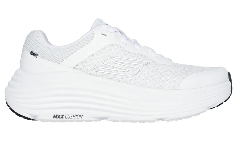 Skechers Max Cushioning Endeavour – White / Black – “White” (129470 WBK)