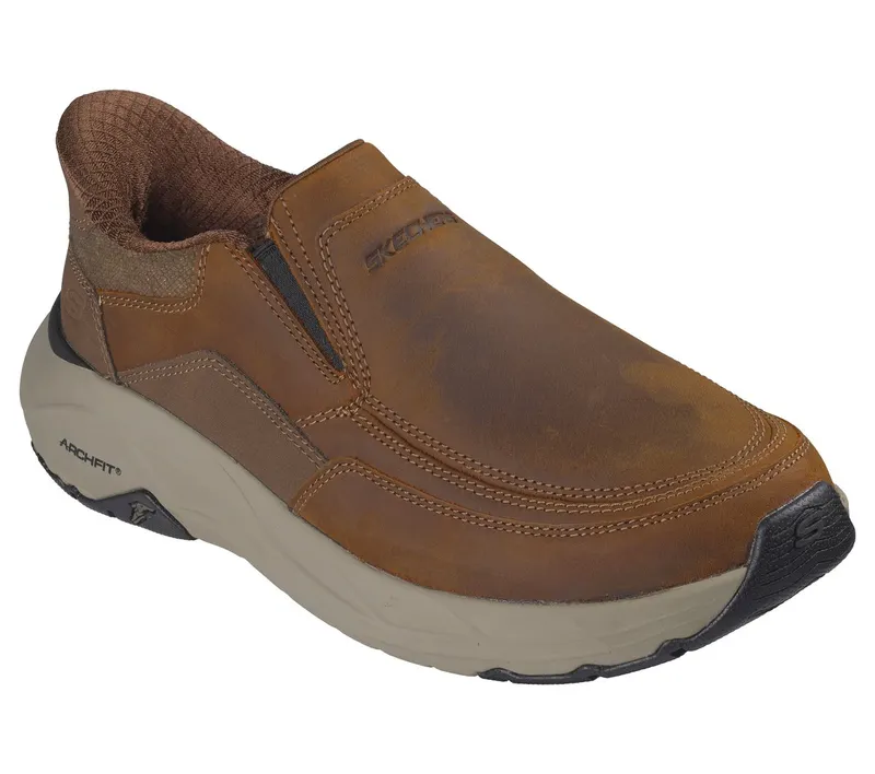 Skechers Slip-ins Relaxed Fit: Arch Fit Maverick – Redford Sneaker Bruin