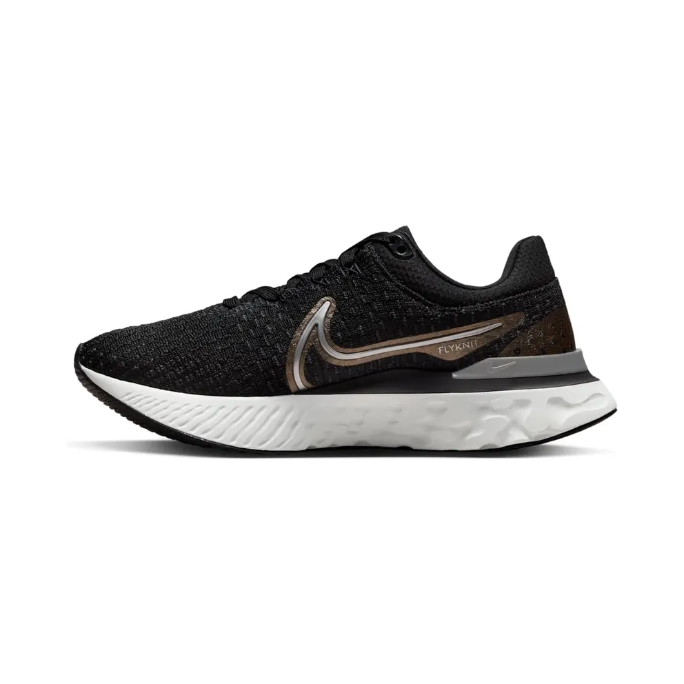 Nike React Infinity Run Flyknit 3 Black Metallic Copper (DD3024-009)