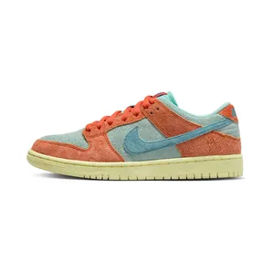 Nike SB Dunk Low Pro Prm “Orange / Emerald Rise / Noise Aqua” (DV5429-800)