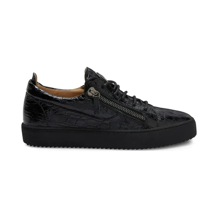 Giuseppe Zanotti Frankie mit doppeltem Reißverschluss “Black” (RU00010136)