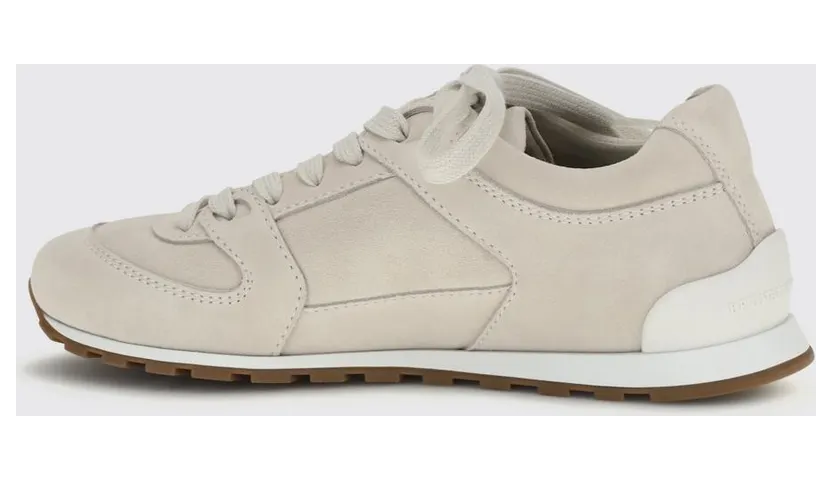 Brunello cucinelli Suede Sneakers Ivory (MZSFG3231C8905) (2)