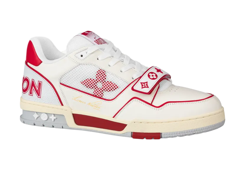Louis Vuitton Trainer Red Mesh (1A98VL)