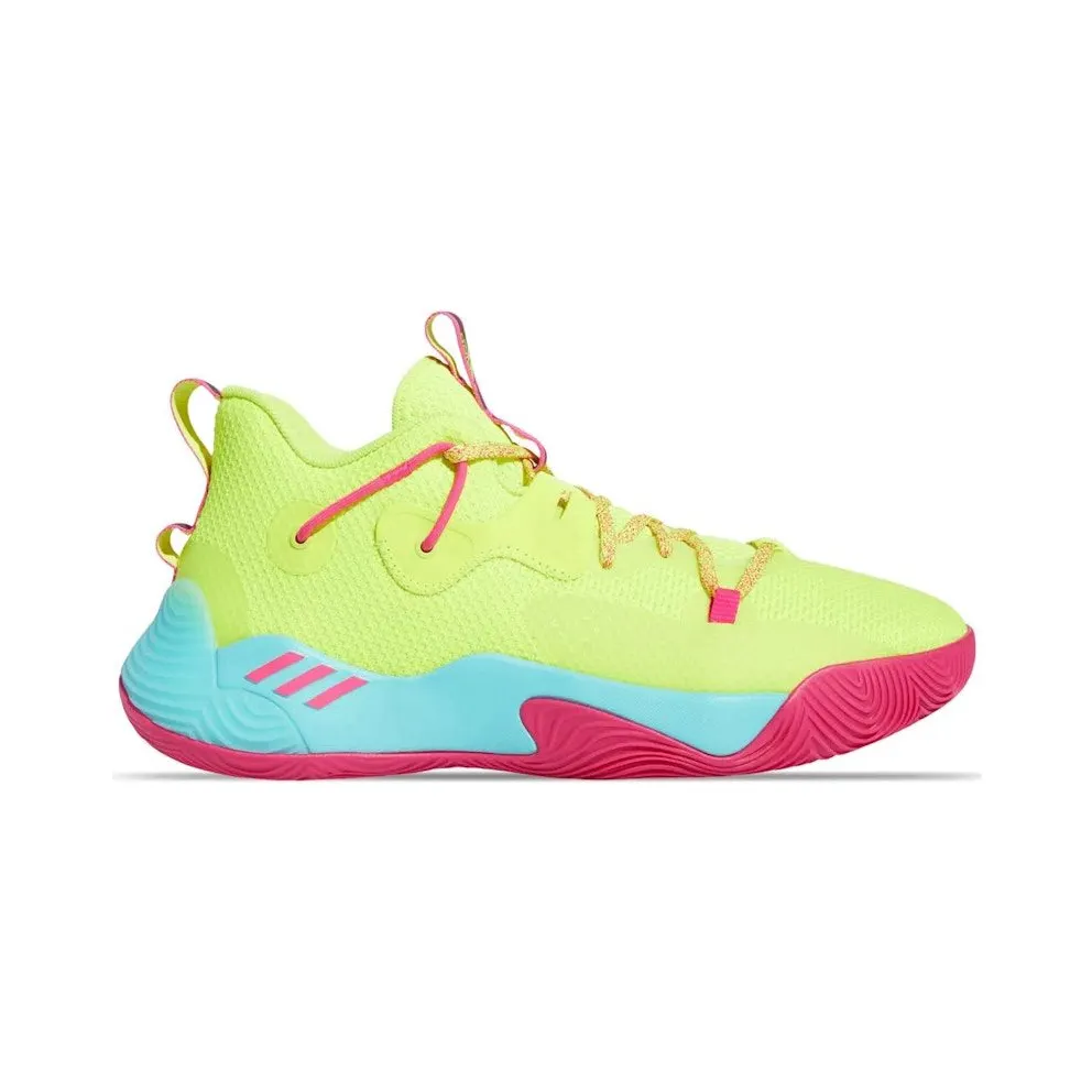 adidas Harden Stepback 3 Basketballschuh Team Solar Yellow / Team Shock Pink / Core Black (GY8634)