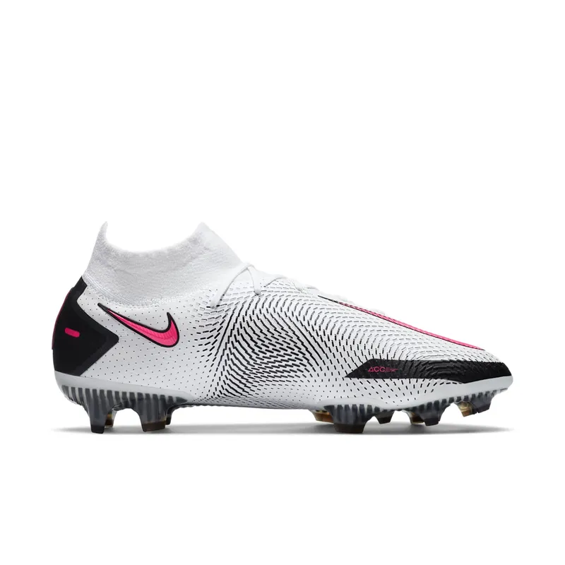 Nike Phantom GT Elite DF FG White Black Pink Blast White/Black-Pink Blast (CW6589-160)