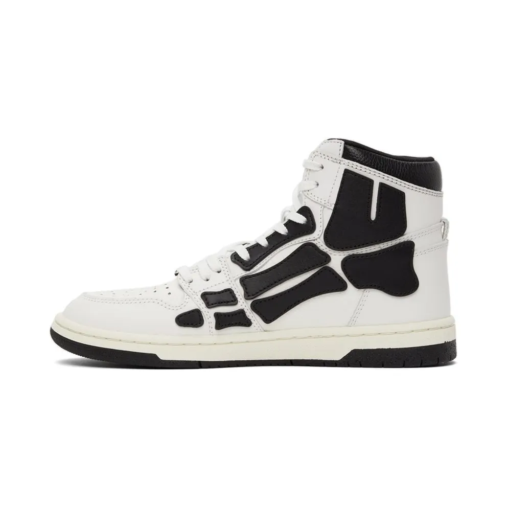 AMIRI Skel Top Hi White Black (MFS002 111)