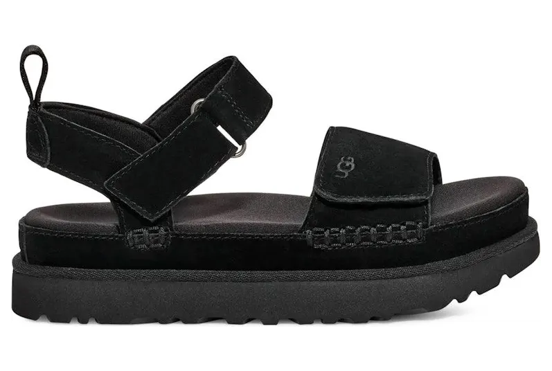 UGG Goldenstar Platform Sandal Black (1136783-BLK)