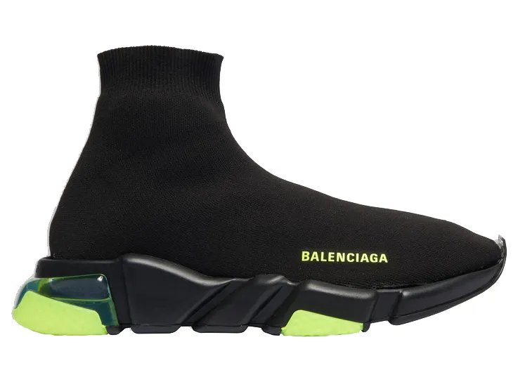 Balenciaga Speed Clear Sole Yellow Fluo (W)