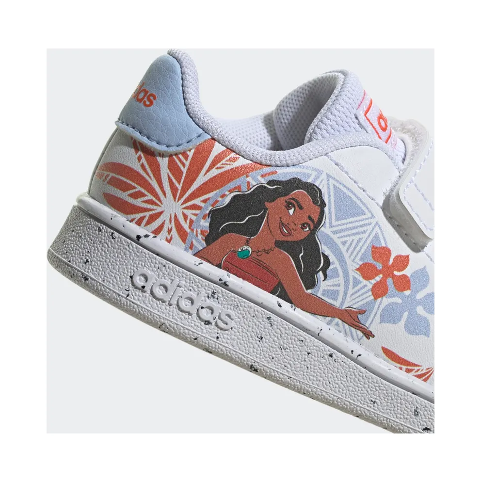 Adidas adidas x Disney Advantage Moana Hook-and-Loop Cloud White / Blue Dawn / Semi Impact Orange (GZ9467)