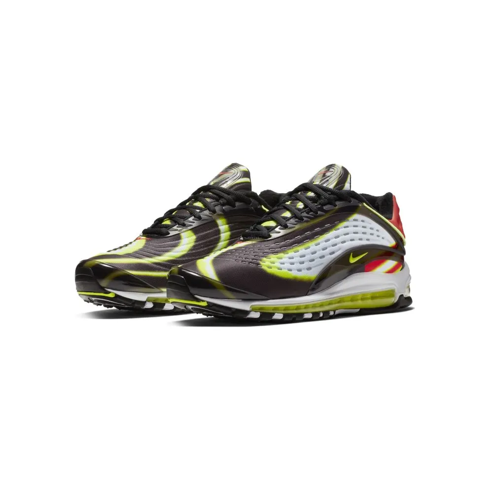 Nike Air Max Deluxe Black Volt Habanero Red Black/Volt-Habanero Red-White (AJ7831-003)