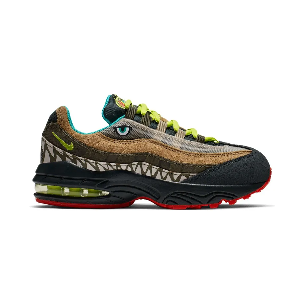 Nike Air Max 95 Monster (PS) Outdoor Green/Cyber-Parachute Beige-Light Orewood Brown-Hyper Jade-Medium Olive (CI9944-300)