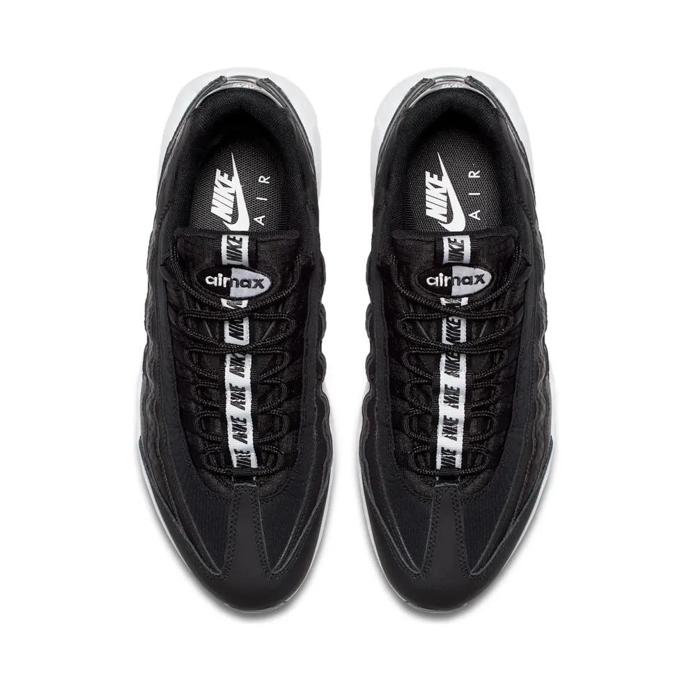 Nike Air Max 95 Pull Tab Black White Black/Black-White-Cool Grey (AQ4129-002)