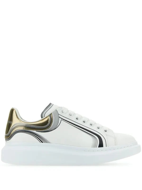 Alexander McQueen Oversized low-top sneakers – White (750336WIDJP)