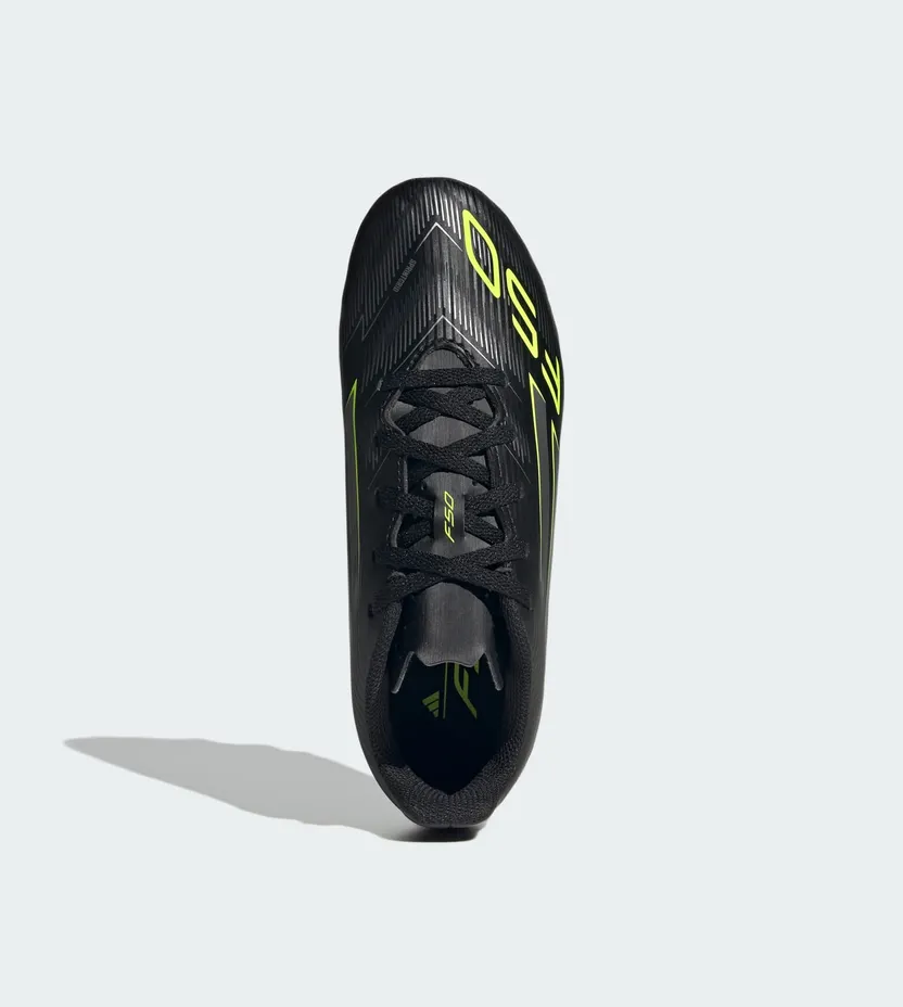 adidas F50 Club FG/MG Core Black Iron Metallic Lucid Lemon (JI0028)