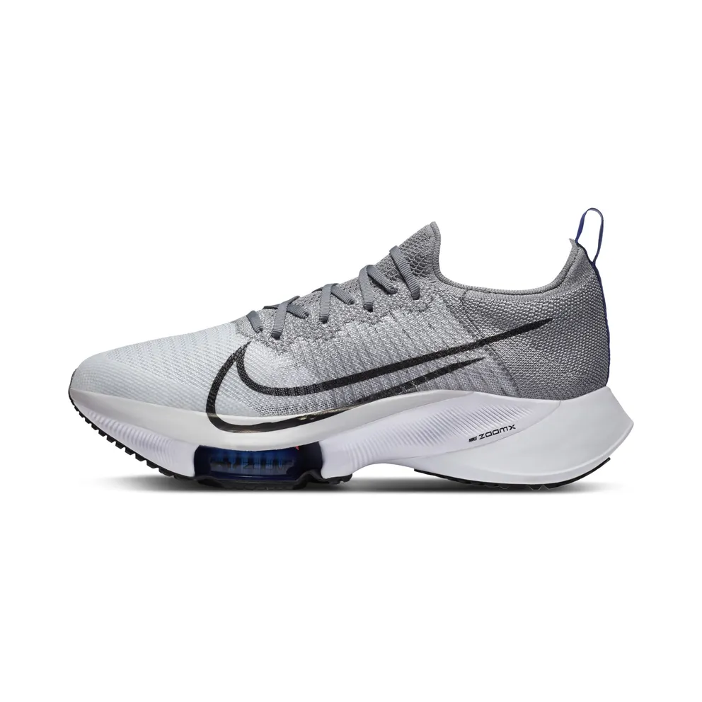 Nike Air Zoom Tempo Next% Particle Grey White Particle Grey/Pure Platinum-Bright Crimson-White (CI9923-002)